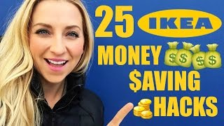 25 IKEA Hacks & IKEA Tips! Save Money On Your Next IKEA Haul! 🛍