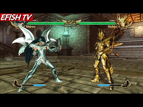 Shiryu God Cloth vs Libra Dohko God Cloth (Hardest AI) - Saint Seiya: Soldiers' Soul