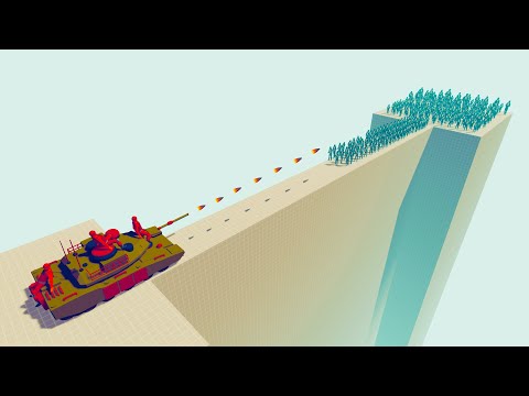 CAN 100 ZOMBIES CROSS THE BRIDGE? | TABS ⚔️ Totally Accurate Battle Simulator ⚔️