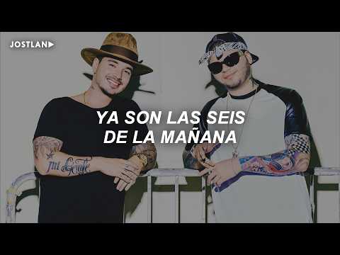 J Balvin - 6 AM ft. Farruko (Letra)