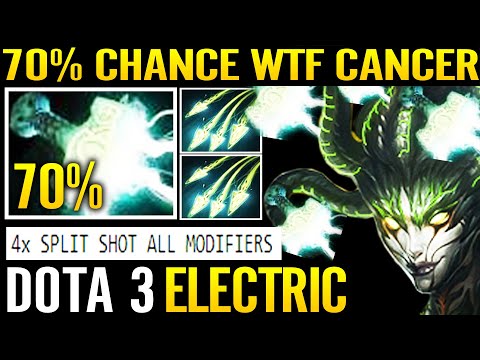🔥 Dota 3 Cancer - 70% Mjollnir Chance - Imba Medusa 4x Split Shot All Modifiers Dota 2 Pro Guide