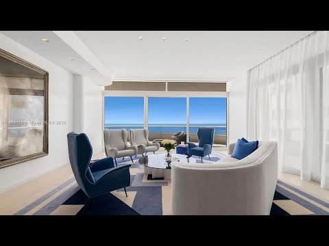 A Futuristic Art-Deco Apartment at The Faena House in Miami Beach FL #realestate #hometour