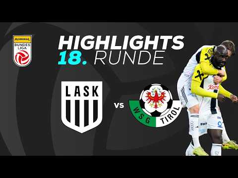 LASK - WSG Tirol, Round 18, ADMIRAL Bundesliga 2025/26