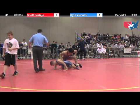 FILAJRFS: 60 KG / 132.25 lbs: Scott Festejo (HRWA) vs. Kyle Visconti (Ohio RTC)