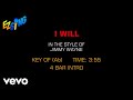Jimmy Wayne - I Will (Karaoke)