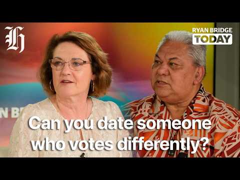 Thumbnail for 'Pretty interesting discussions': Can you date someone who votes differently? | Ryan Bridge TODAY