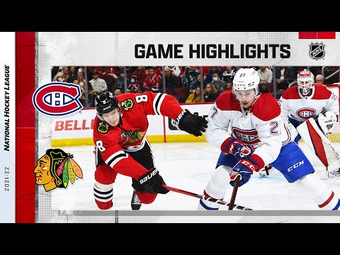 Canadiens @ Blackhawks 1/13/22 | NHL Highlights