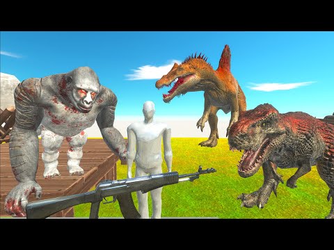 Jurassic World Evolution Camping 45 - Rescue the Poor Monkeys from Carnivorous Dinosaurs and Friends