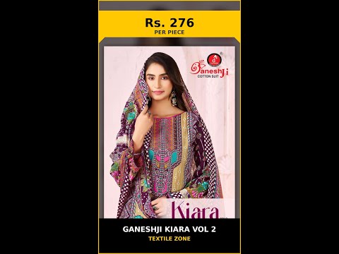 Ganeshji Kiara Vol 2 - Unstitched Dress Materials – product video thumbnail