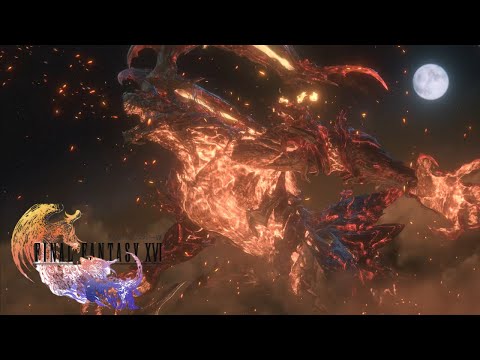 Final Fantasy 16 - Phoenix vs. Eikon of Fire Boss Fight + Cutscenes [4K 60FPS]