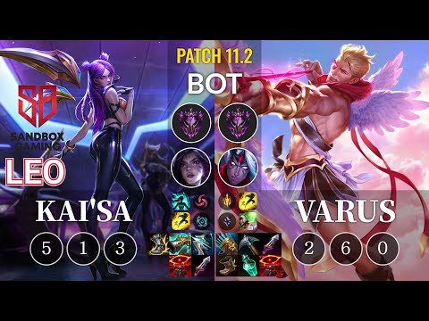 SB Leo Kai'Sa vs Varus Bot - KR Patch 11.2