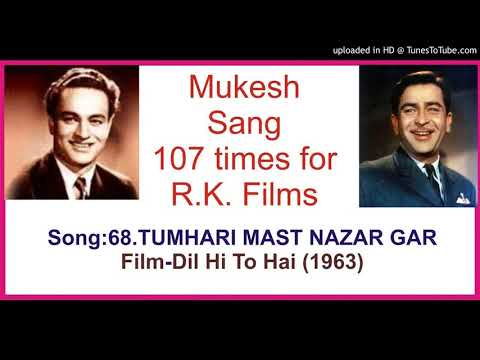 68.TUMHARI MAST NAZAR GAR -INH109536570-Dil Hi To Hai (1963)