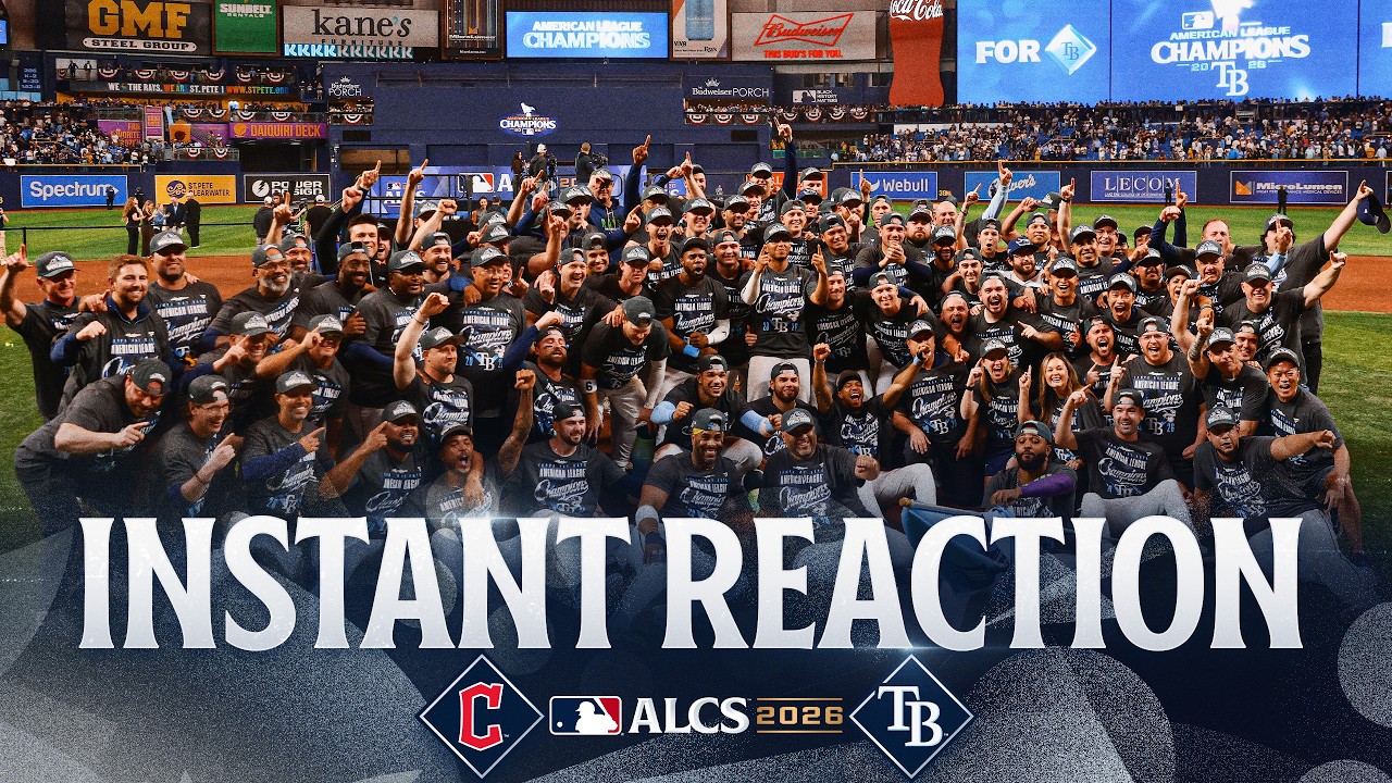 INSTANT REACTION: The Rays are headed to the World Series! Will they take down the Brewers? 👀