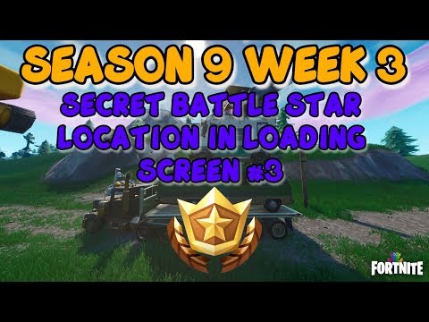 Fortnite - Season 9 Week 3 Utopia Challenges Secret Battle Star Location in Loading Screen #3