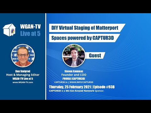 , title : '93-WGAN-TV CAPTUR3D DIY Virtual Staging and Augmented Reality (AR) of #Matterport Digital Twins'