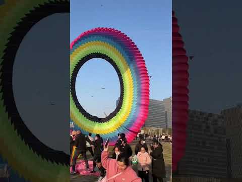 kite festival in China are huge 🤯  #shorts