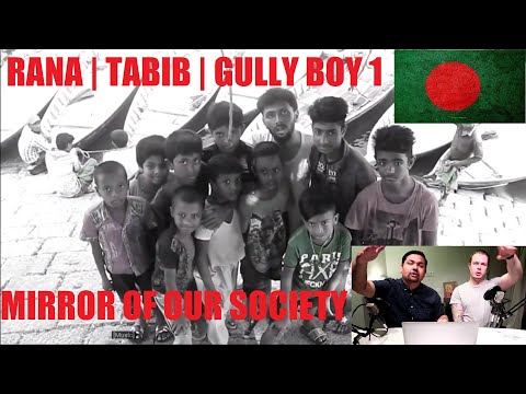 ENGLISH REACTION TO BANGLA RAP - গাল্লি বয় ১ | Gully Boy 1 | Bangla Rap Song