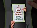 DIY Minecraft Pop Up Birthday Cake Greeting Card Cute Gift Idea ️ Paper Craft