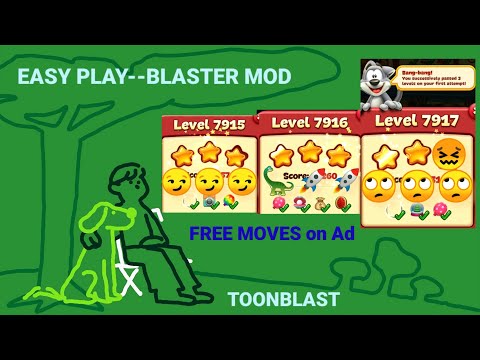 Toon Blast Level 7915|7916|7917| free moves ✨ toonblast Ad