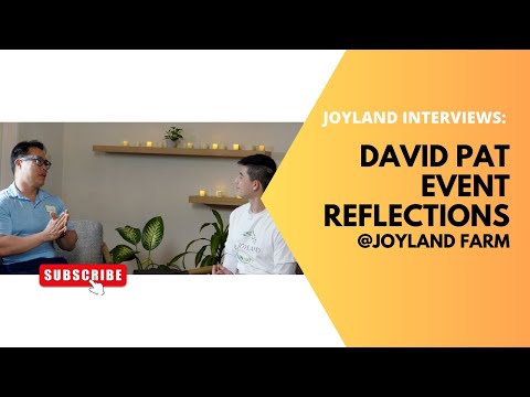 David Pat Event Reflection Interview