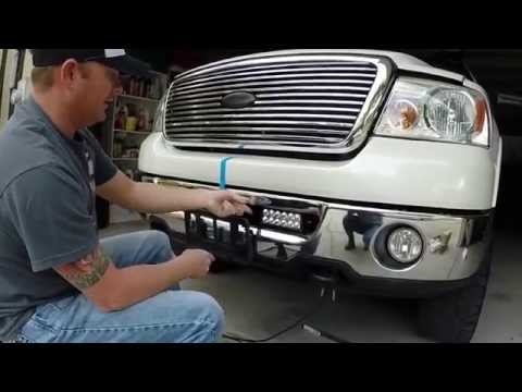 light bar install