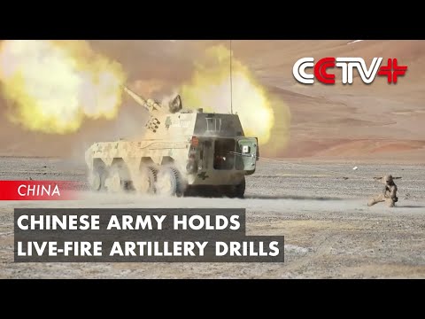 Chinese Army Holds Live-fire Artillery Drills to Enhance Combat Capabilities
