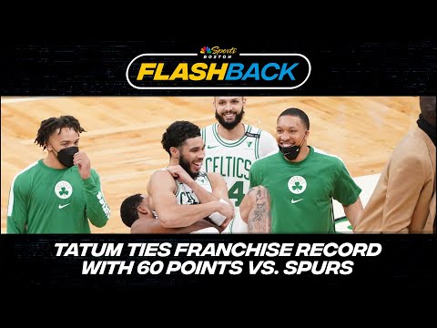 HIGHLIGHTS: Jayson Tatum ties franchise record with 60-points to lead C's back from 32 down vs Spurs
