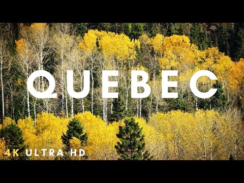 FLYING OVER QUEBEC ( 4K UHD ) - Relaxing Music Along With Beautiful Nature Videos 4K Video Ultra HD