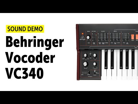 Behringer Vocoder VC340 2019 - Present - Black image 4