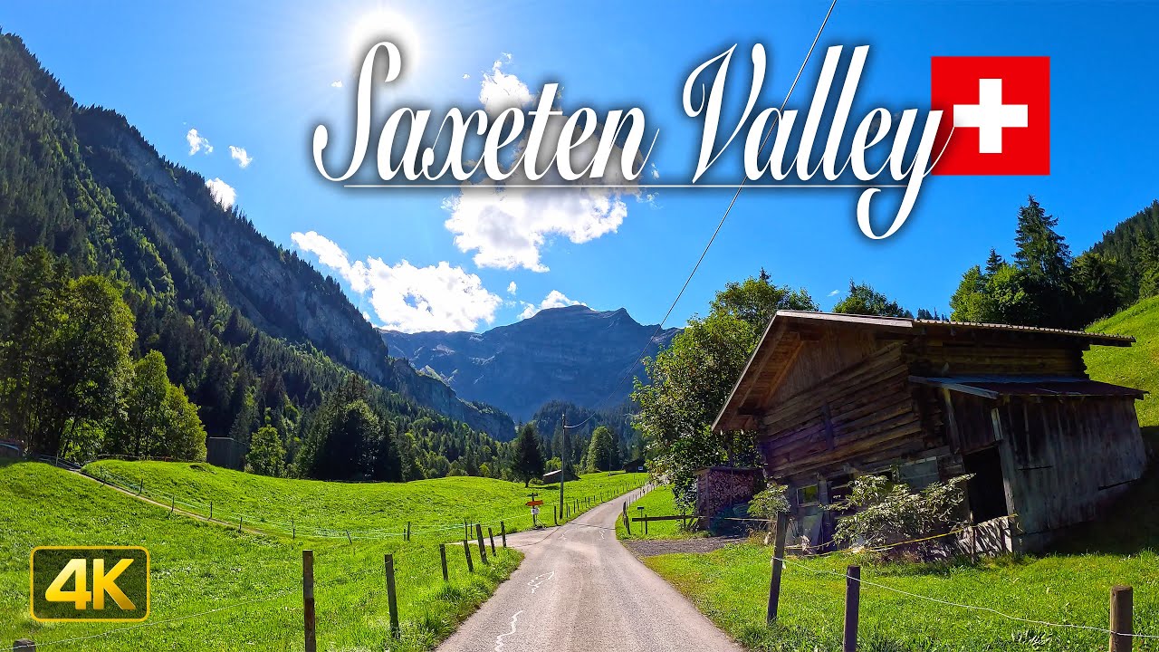 Embark on a virtual journey through Saxeten Valley.