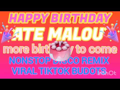 .New Nonstop Disco Remix Birthday song Remix TikTok Disco Remix