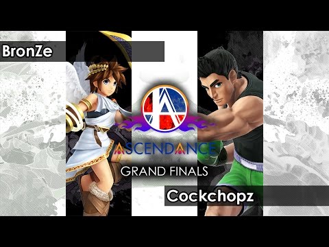 Smash 4: BronZe (Pit) V  FGE | MNK | Cockchopz (Little Mac) - Ascendance 22 Tournament SSB4