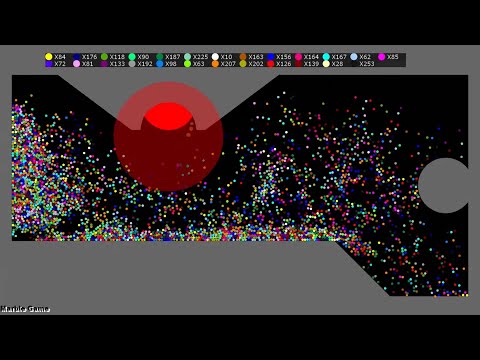 Survival Proliferation 60 - Marble Race in Algodoo