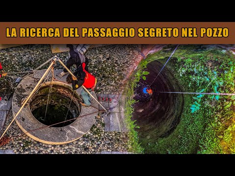 Esplorazione del pozzo di Salita al Castello, Saluzzo (CN). Ricerca del passaggio segreto.