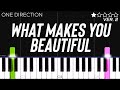One Direction - What Makes You Beautiful | EASY Piano Tutorial