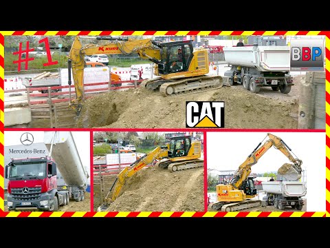 CAT 325 Next Gen & Mercedes-Benz AROCS, Fellbach, 18.04.2023 #1