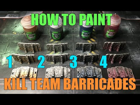 WARHAMMER 40K: 3 EASY STEPS to BORDERLANDS style TERRAIN! Painting tutorial for Kill Team Necromunda