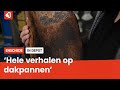 In Depot: Dakpan van het eerste huis na de Enschedese stadsbrand