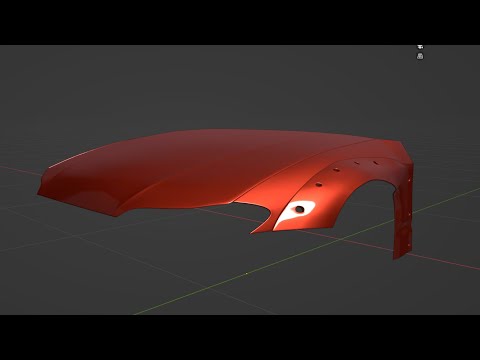Blender Realistic Car Modeling - Part 2 - Front Fender