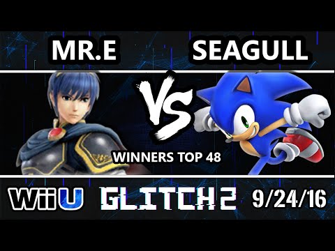 Glitch 2 Smash 4 - Mr.E (Marth) Vs. VexX | Seagull (Sonic) SSB4 Winners Top 48 - Smash Wii U