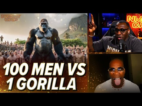 100 Men vs 1 Gorilla?! Shannon Sharpe, Ochocinco & Joe Johnson React to Viral Debate | Nightcap