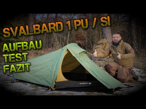 Nordisk Svalbard 1 PU / SI Trekking Zelt + Footprint - Aufbau / Test / Fazit - #Petersilienhexe
