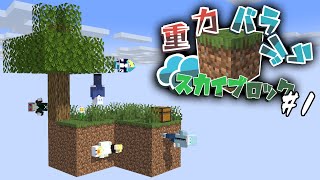 重力がバラバラな世界でスカイブロック！！part1【重力バラバラスカイブロック/マイクラ】