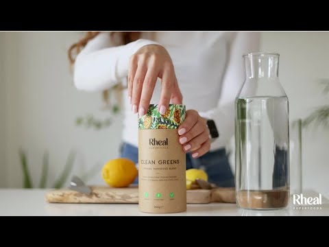 Clean Greens by Rheal Superfoods | Daily Greens Drink for Immune Support and Digestion