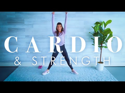 Cardio and Strength Workout with Weights for Beginners & Seniors thumbnail