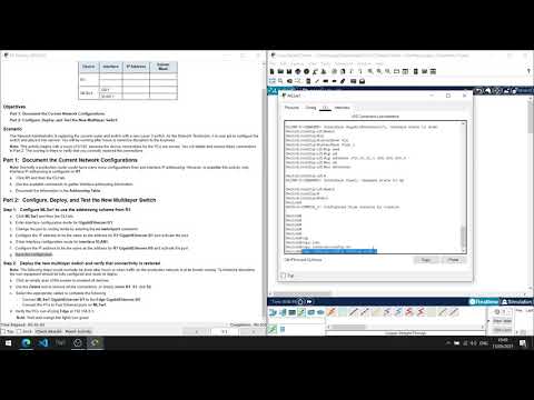 Packet Tracer - Configure Layer 3 Switches (Türkçe Kaynak)
