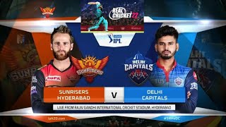 Srh vs Dc 2019 match highlights | vivo ipl 2019 |  Real cricket 20 |  Rc krk gamer