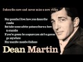 Dean Martin - Mambo Italiano - Lyrics