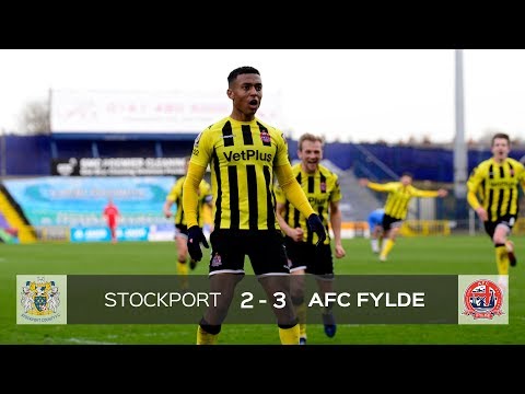 HIGHLIGHTS | Stockport County 2-3 AFC Fylde | We're going to Wembley!