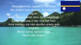 Nauru National Anthem - Nauru Bwiema